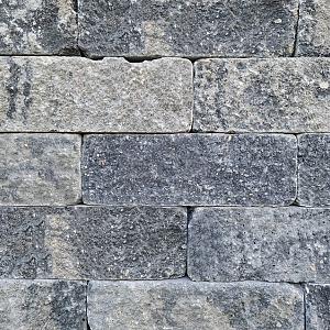 Splitrock trommel stapelblokken 32 x 13 x 11 cm 2.0 grijs/zwart