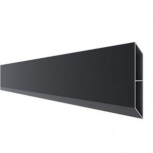 Boston alu rhombus plank profiel L-178cm 2,1x15,5 cm RAL9005