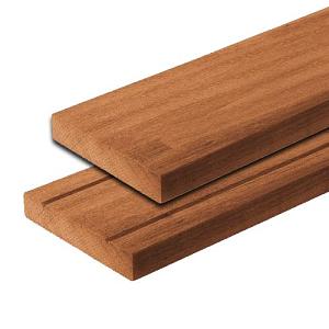 Bangkirai plank geschaafd  2,8 x 14,5 x 520 cm
