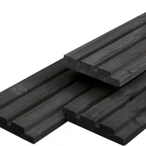 Douglas zweeds rabat zwart gespoten 1,2/2,5 x 18 x 300 cm