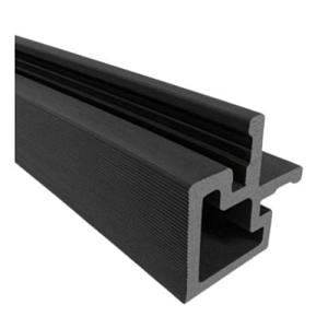 Hoekprofiel cladding, Charcoal 2,6 x 5,0 x 290 cm