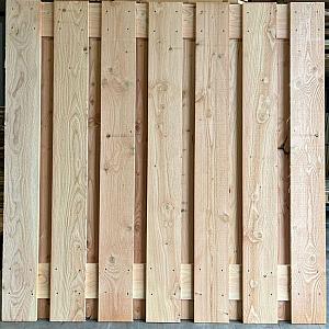 Scherm XL Douglas geschaafd (13+2) 180 x 180 cm