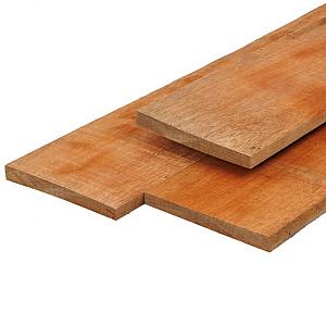 Basralocus hardhouten schothout 1,5 x 20,0 x 200 cm fijnbezaagd