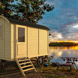 Circuswagen Joey | 19mm | vuren onbehandeld | 360 x 240 cm | excl. onderstel