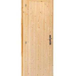 Deur enkel D5 LS vuren 90,5 x 196 cm links scharnierend