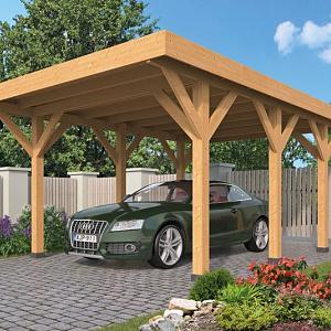 DHZ Carport Lemmer Douglas fijnbezaagd 450 x 600 cm