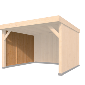 DHZ Rijssen vertikale wand module Type D 400 x 224 cm onbehandeld