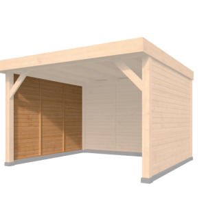 DHZ Rijssen wand module Type D 400 x 224 cm onbehandeld