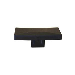 PVC afdekdop t.b.v. H-gleufpaal, zwart RAL9005
