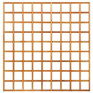 Trellis recht hardhout kunstmatig gedroogd H180 x B180 cm
