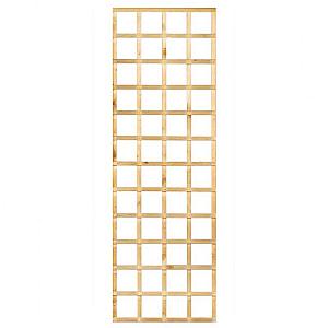 Trellis recht, lamel 1,3 x 2,5 cm grenen groen geïmpregneerd H180 x B60 cm, PEFC