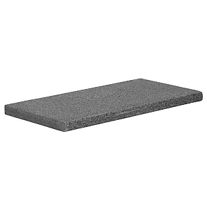 Zwembadrand Tibet Dark Grey 60x30x3 cm, gevlamd, met bullnose