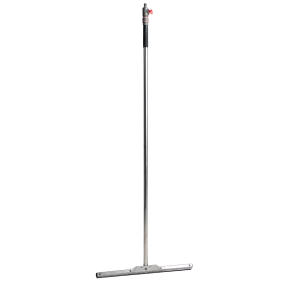 WS RVS Vloertrekker met aansluiting voor (Gardena) tuinslang incl. kraantje (t.b.v. inkeren WS Voegmortel)