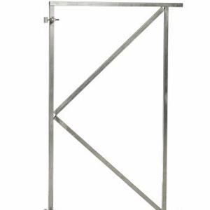 verstelbaar stalen poortframe 110 x 155 cm