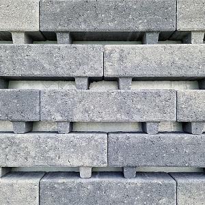 Waterpasserende longstone WaterWijs 7 cm grijs/zwart