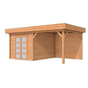 Douglas Topvision Roek, 298 x 298 en luifel 300 cm, transparant gespoten.