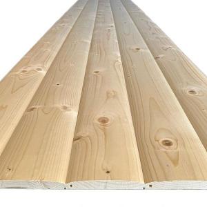 Halfronde blokhutprofielen 3.3 x 12 x 360 cm. UITLOPEND