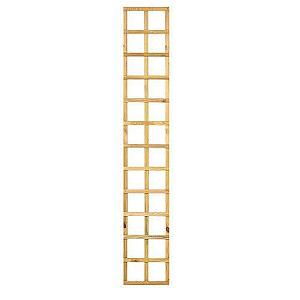 Trellis recht hardhout 180 x 30 cm