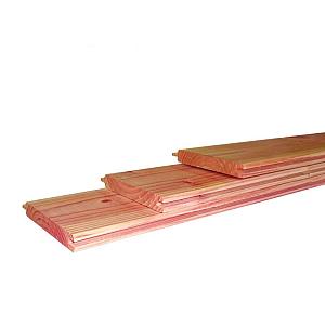 Douglas geschaafd dakbeschot 1,8 x 17,5 x 400 cm, onbehandeld.