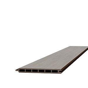 Composiet schermplank 2,1 x 19,5 x 180 cm, grijs.