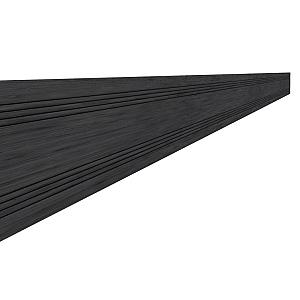 Composiet afdeklat 0,8 x 6,3 x 300 cm, antraciet