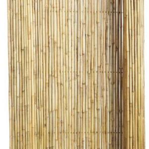 Bamboescherm op rol 180 x 180 cm, gelakt.