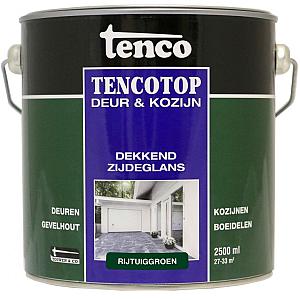 Tencotop deur & kozijn dekkend zijdeglans rijtuiggroen   2.5 l.