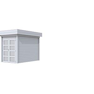 Vuren Topvision Zwaluw, 200 x 300 cm, lichtgrijs gespoten.