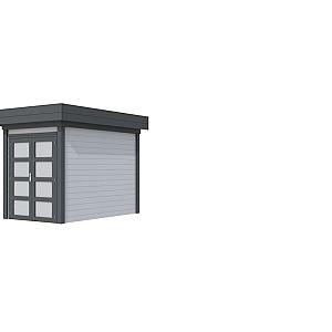 Vuren Topvision Zwaluw, 200 x 300 cm, wanden lichtgrijs en basis antraciet.