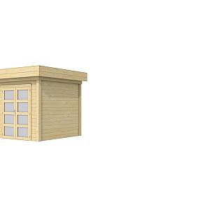 Vuren Topvision Kolibri, 250 x 250 cm, kleurloos geïmpregneerd.