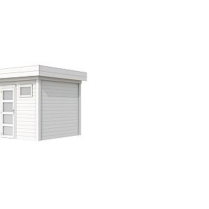 Vuren Topvision Kuifmees, 250 x 250 cm, wit gespoten.