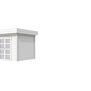 Vuren Topvision Bonte Specht, 300 x 250 cm, wit gespoten.