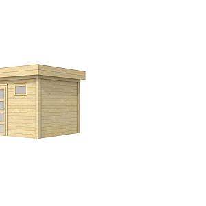 Vuren Topvision Bonte Kraai, 300 x 250 cm, kleurloos geïmpregneerd.