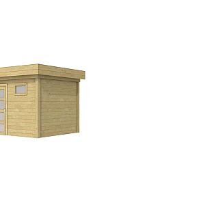 Vuren Topvision Bonte Kraai, 300 x 250 cm, groen geïmpregneerd.