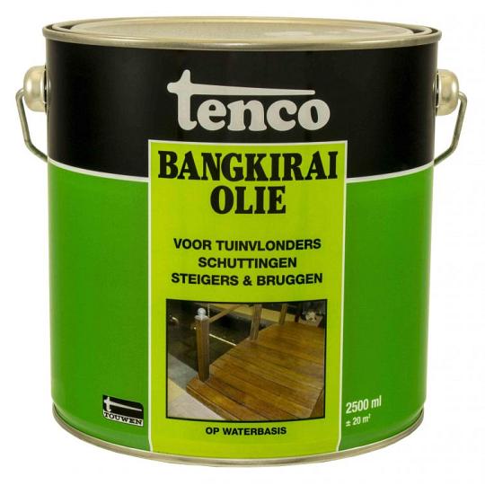 Tenco bangkirai olie transparant  blank 2.5 l.