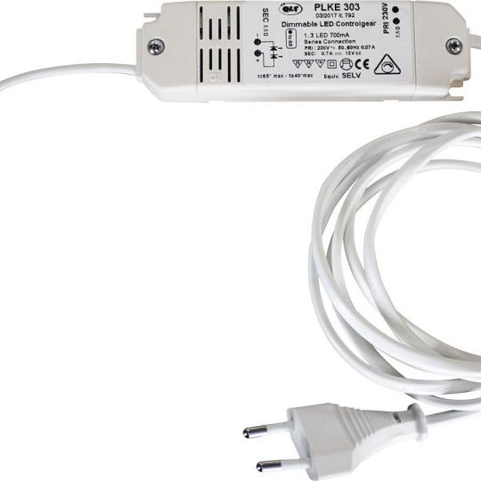 Transformator t.b.v. douglas tuinlantaarn.