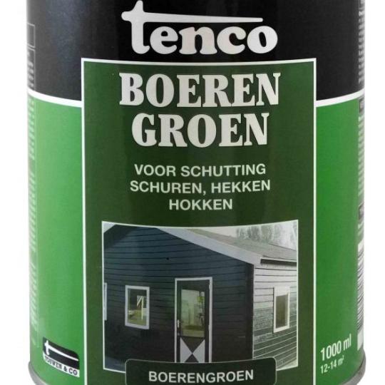Tenco boerengroen semi-dekkend zijdeglans groen 1 l.