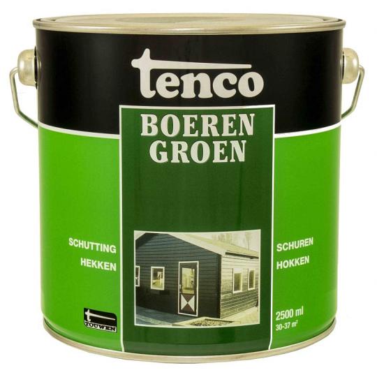 Tenco boerengroen semi-dekkend zijdeglans groen 2.5 l.