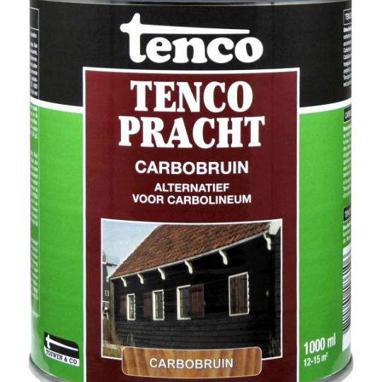 Tenco pracht carbobruin transparant zijdeglans bruin 1 l.