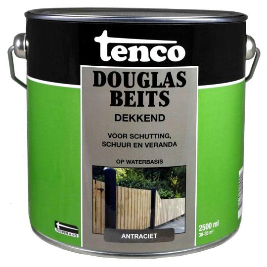 Tenco douglasbeits dekkend zijdeglans antraciet 2.5 l.