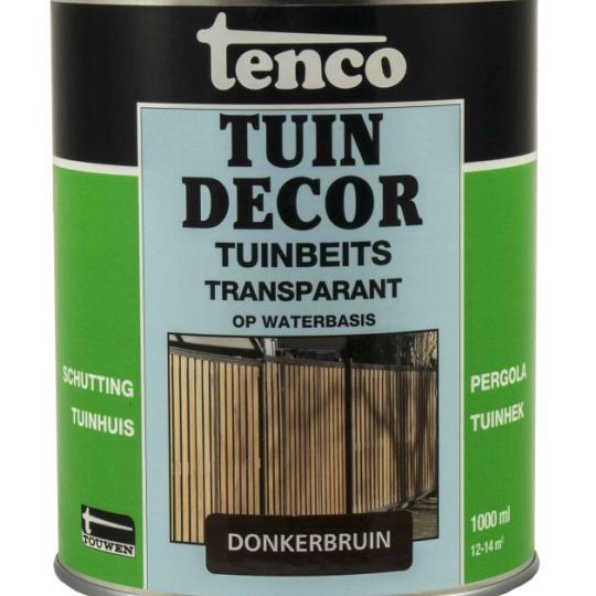 Tuindecor transparant zijdeglans donkerbruin 1 l.