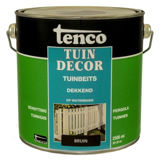 Tuindecor dekkend zijdeglans bruin 2.5 l.