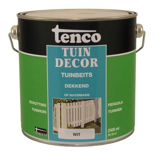 Tuindecor dekkend zijdeglans wit 2.5 l.