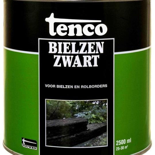 Tenco bielzenzwart dekkend zijdeglans zwart 2.5 l.