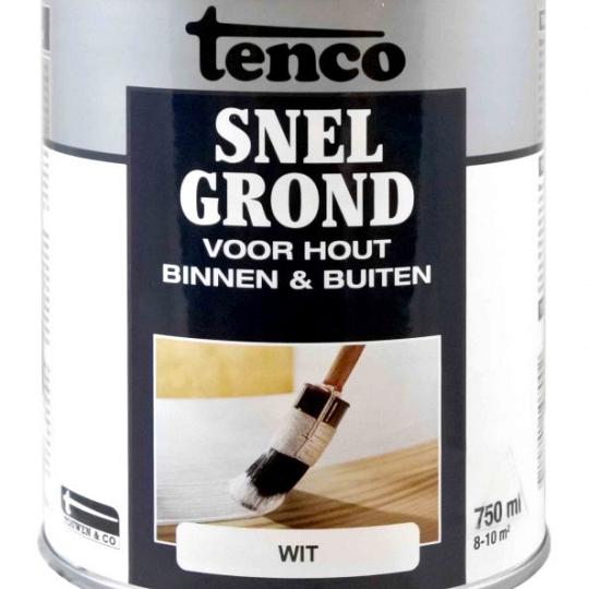 Tenco snelgrond dekkend mat wit 0.75 l.