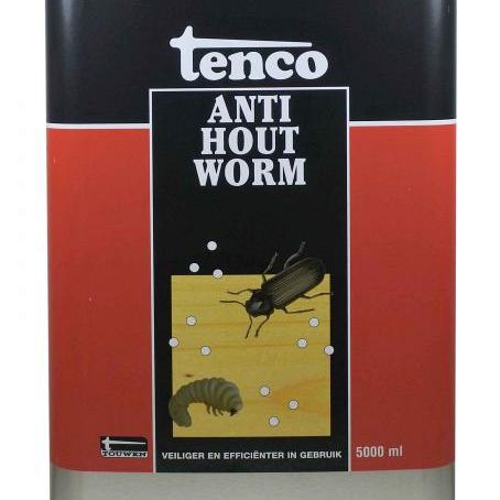 Tenco anti-houtworm transparant  blank 5 l.
