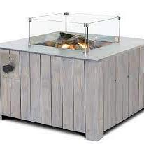 Cosicube 70 grey wash vuurtafel