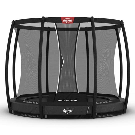 BERG Champion InGround 270 Grey + Safety Net Deluxe