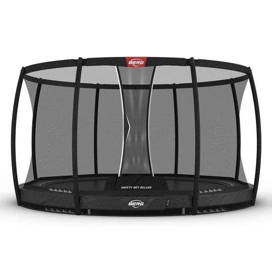 BERG Elite InGround 380 Grey + Safety Net Deluxe
