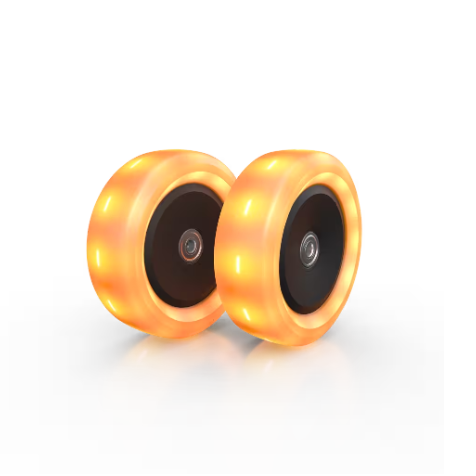 BERG Nexo Wheels 120x40mm Lights Orange